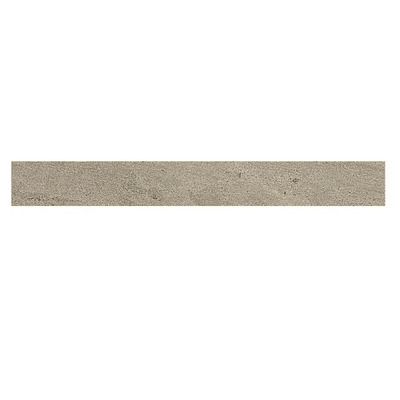 Плинтус керамический Wise Silver Grey Battiscopa 610130002159 72х600х10мм  лаппатированный, необработанный