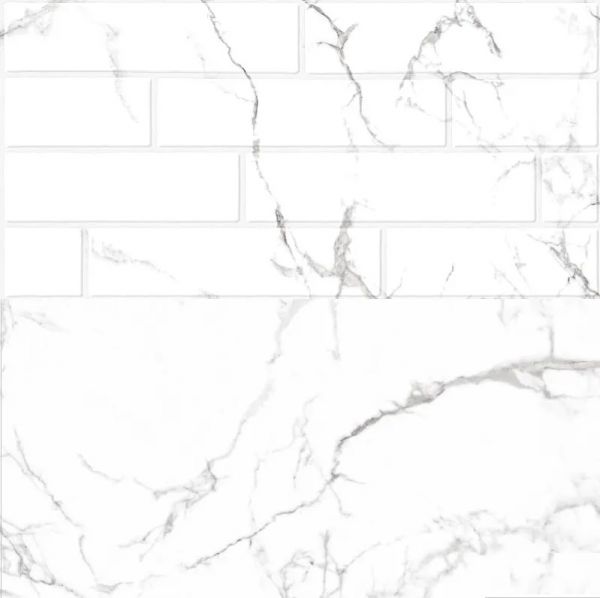 Керамическая плитка Luzon (Лузон) декор белый ПО 300*600*9 (0,18*9=1,62*36) Березакерамика