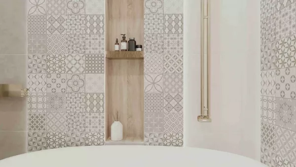Плитка настенная керамическая Orion Decor 315х630 декор Азори