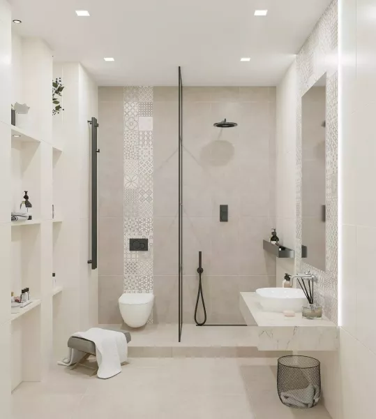 Плитка настенная керамическая Orion Decor 315х630 декор Азори