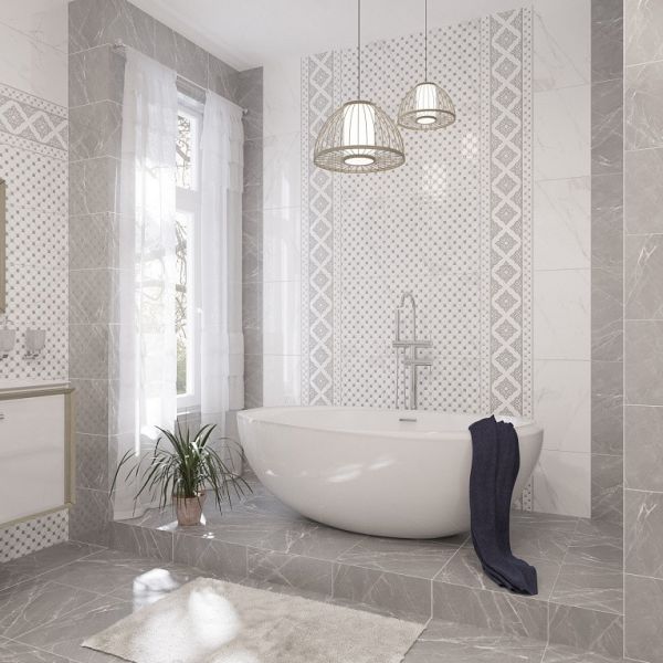 Elegance grey PG 01 Керамогранит 450*450 (0,203*8=1.62*26) Шахтинская плитка