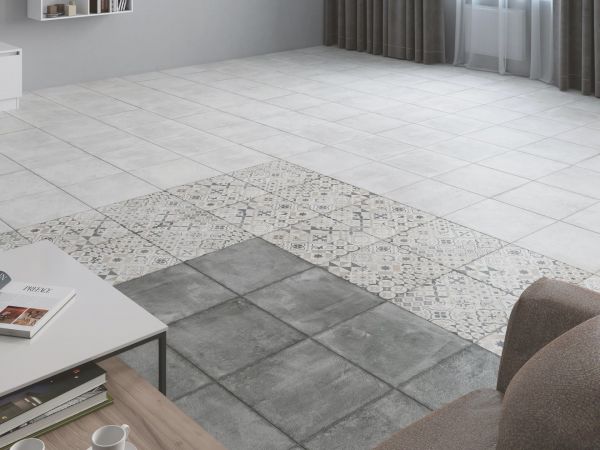 Цемент Стайл  керамогранит 450*450*8 орнамент(0,203*8=1,62*26) Ласселсбергер