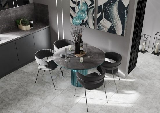 Pastel (Пастел) Керамогранит глазур 500*500*9,5 серый (0,25*6*27) Березакерамика