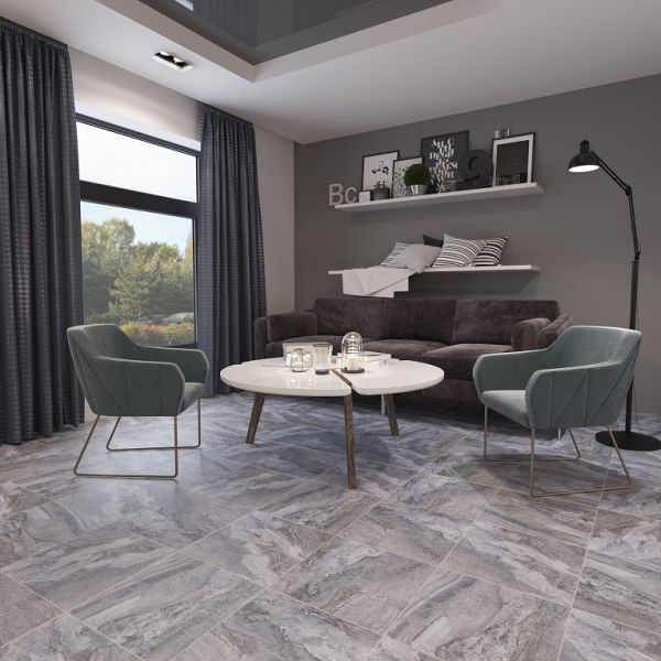 Volterra grey PG 01 Керамогранит 450*450 (0,203*8=1,62*26) Gracia Ceramica
