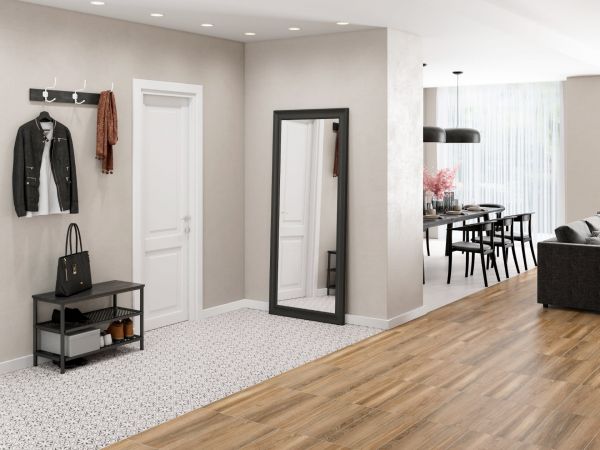 Винтаж Вуд керамогранит 300*603*8,5 коричневый(0,18*8=1,44*32) Ласселсбергер