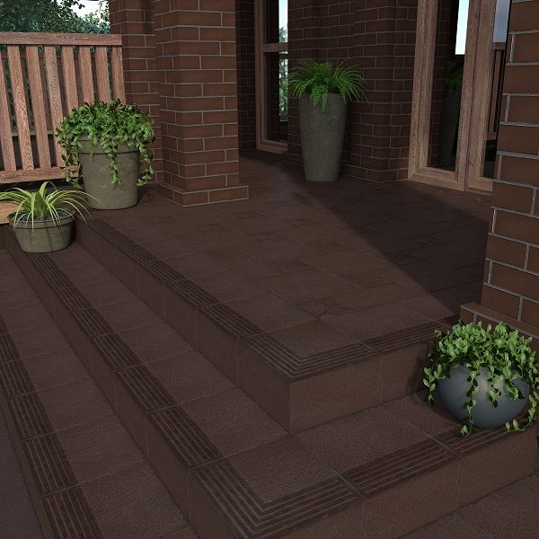 Каир 4 плитка клинк  ступени 298*298 (0,089*15=1,33*50) Керамин