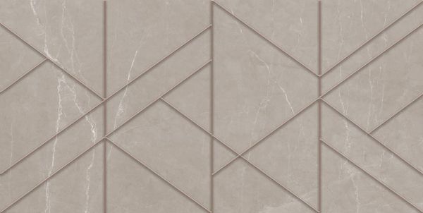 Блюм керамогранит Декор 300*603*8,5 геометрия мокко (1*5) Ласселсбергер