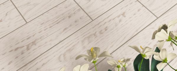 Берн Керамогранит глазурованный белый 147*594 (0,087*15=1,31*50) Березакерамика