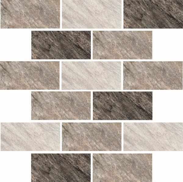 Кварцит 2 тип 2 ковры Декор 300*300 (1*6) Керамин