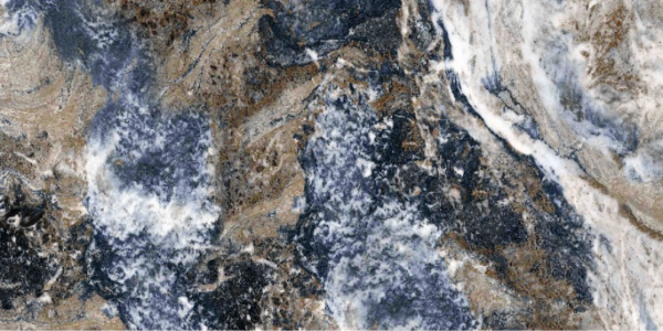 Керамогранит JF12102 1200*600*9  сине-бежевый мрамор полированный (0,72*3) Китай