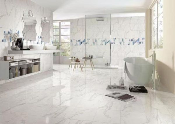 Керамогранит CB6Y022PA 600*600*8 белый мрамор полированный (0,36*4)