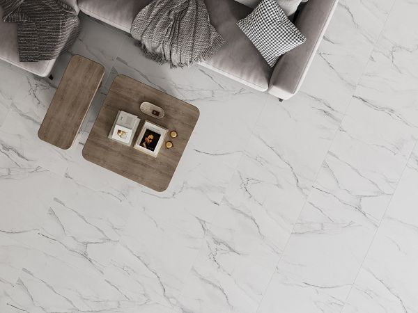 Alpine white (Алпайн белый) PG 01 КГ 600*600 (калибр F594*594)(0,36*4=1,44*30) Gracia Ceramica