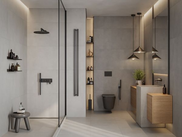 Beton grey (Бетон серый) PG 01 КГ 600х1200 (калибр F 594*1194)(0,72*2=1,44*27) Gracia Ceramica