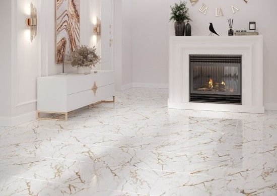 Керамическая плитка Pasadena (Пасадена) G ПН глаз.белый 418*418 (0,175*8*62) Березакерамика