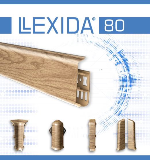 Заглушка правая и левая / Торцевые элементы для плинтуса ПВХ LEXIDA Л80 (упаковка 10 пар), цвет будет предложен в соответствии с цветом плинтуса LEXIDA Л80