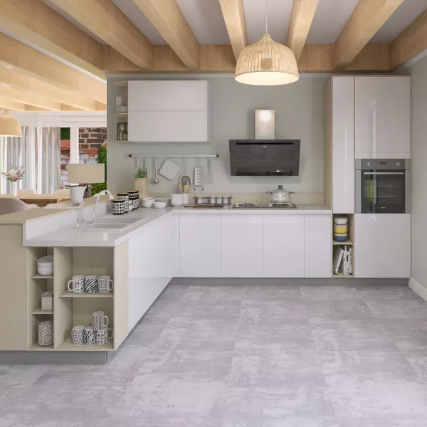 Каменно-пластиковый композит SPC FLOORWOOD KERAMA 57М16 Монор 4мм/0,5мм на замках
