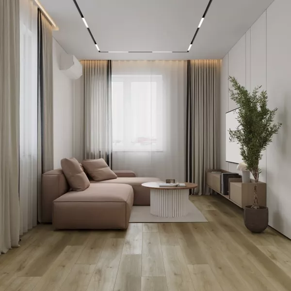 Каменно-пластиковый композит SPC FLOORWOOD RESIDENCE 8674 Дуб Селестра 5мм/0,55мм на замках, V4, КМ2
