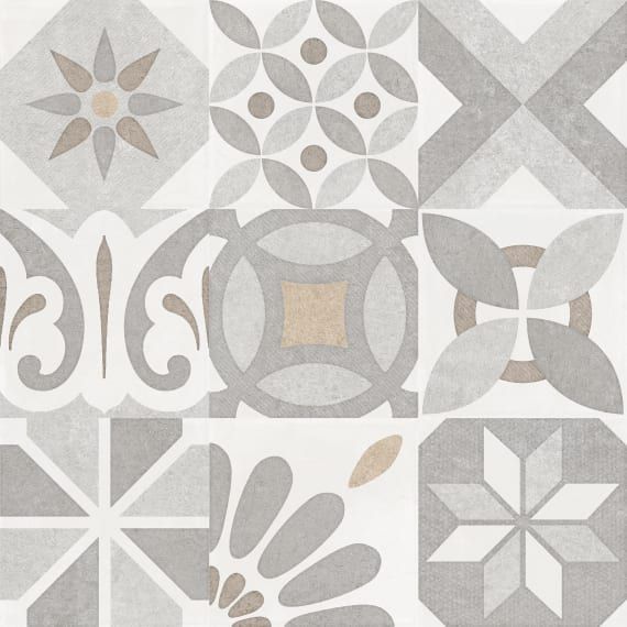 Окленд керамогранит Декор. 450*450*8 пэчворк (0,203*8=1,62*26) Ласселсбергер