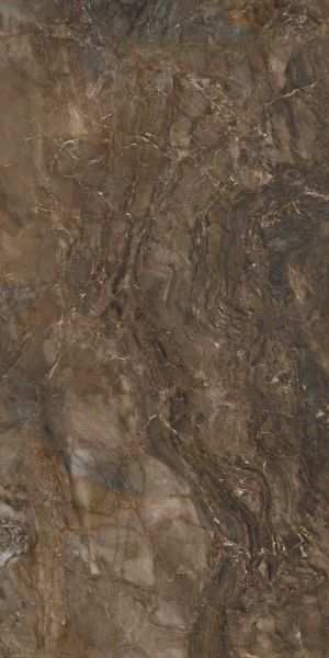 Керамогранит Bernini Dark Brown 600x1200 полированный BR04